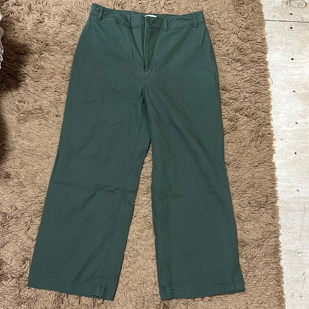 Old Navy Green Wide Leg Pants